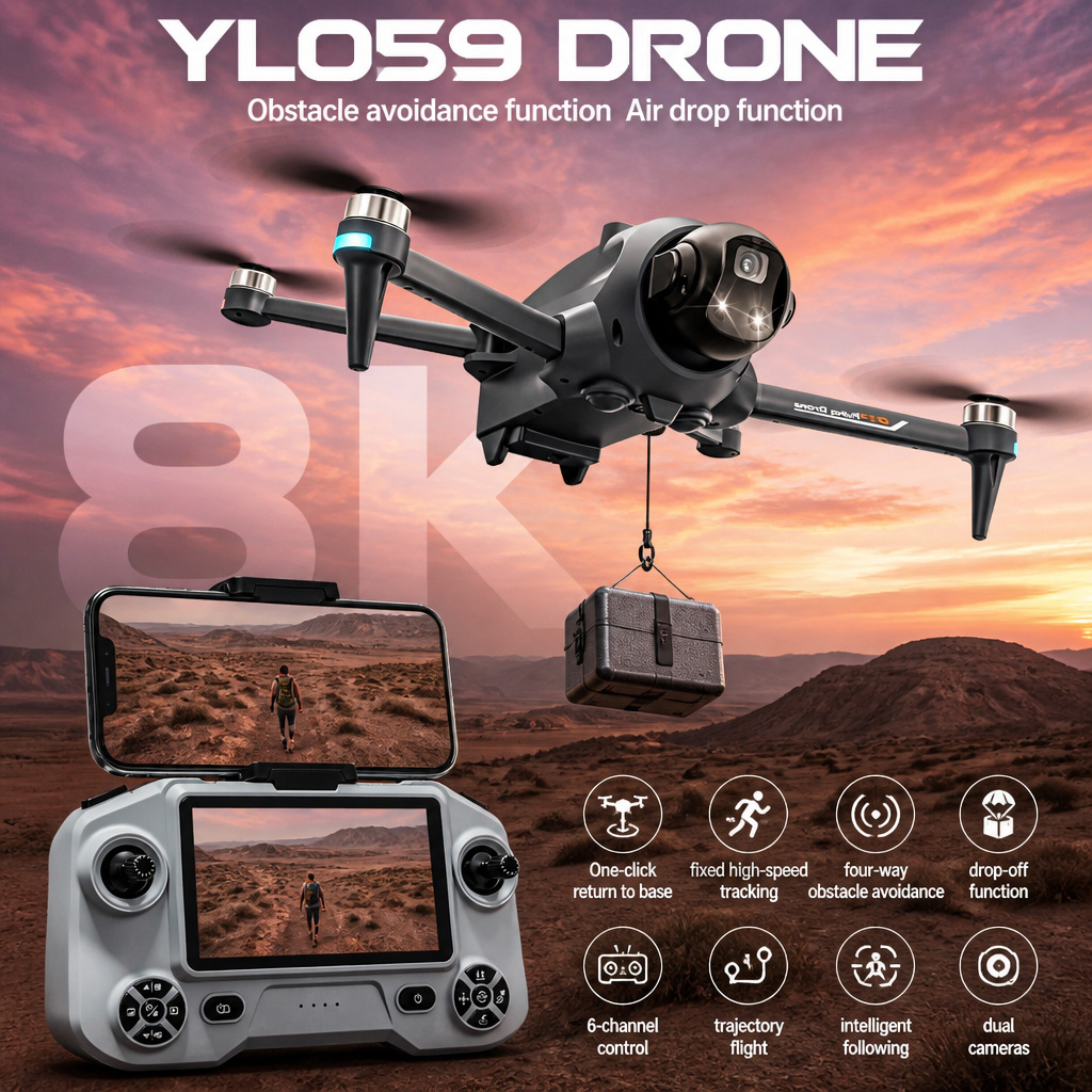 Drone Kit With Camera - Dron Potensic con GPS, Retorno Automático,
