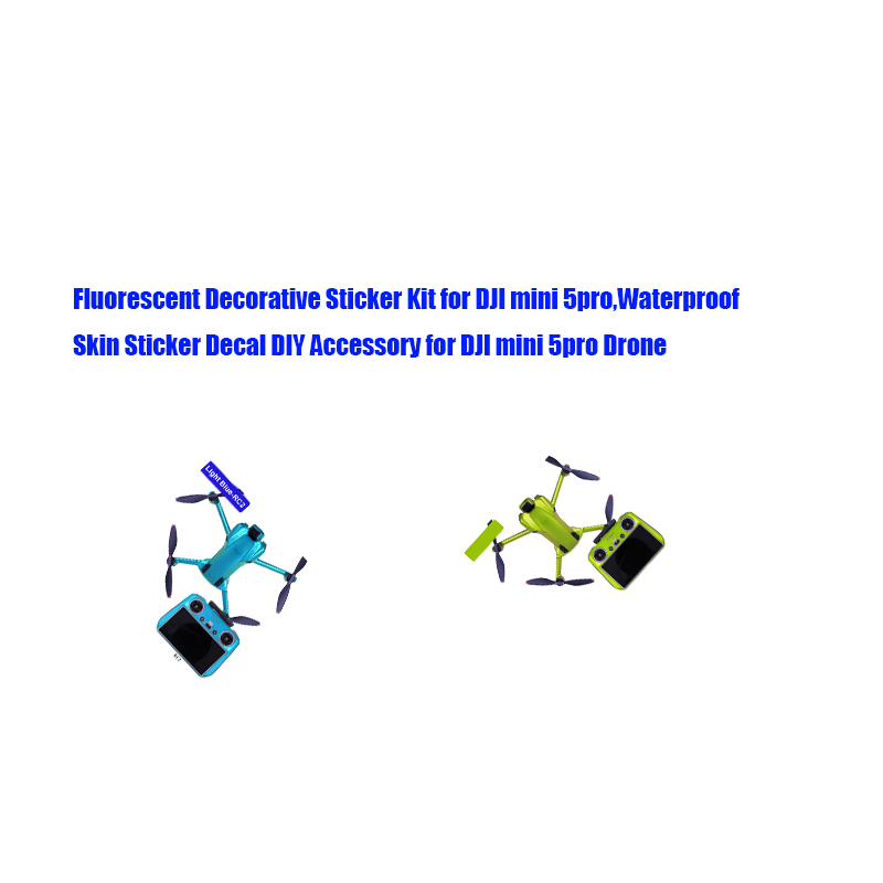 Drone Kit Waterproof - Kit de pegatinas decorativas fluorescentes para