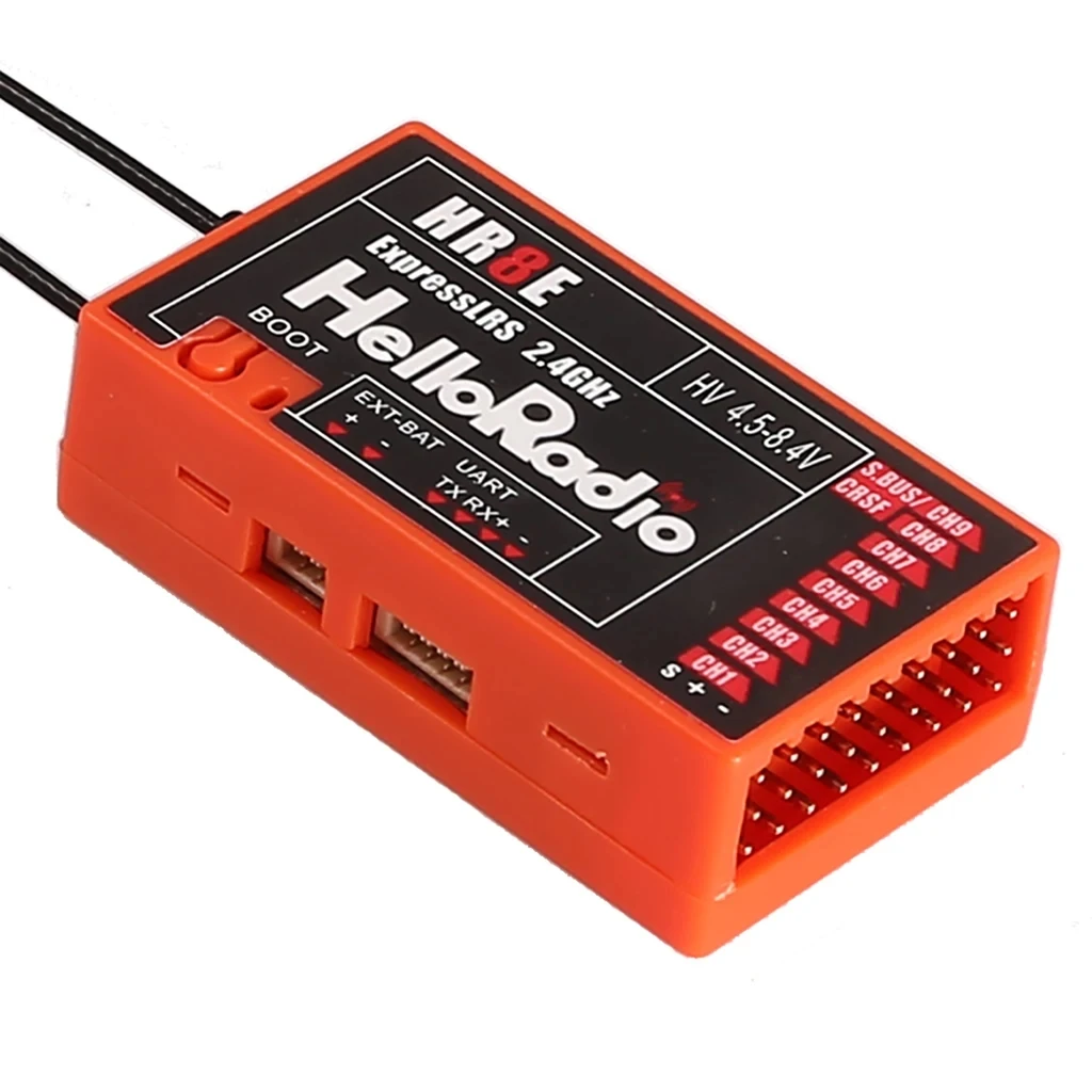 HelloRadio HR8E ELRS 2,4 GHz 9 - Drone Kit Long Range reseña y precio
