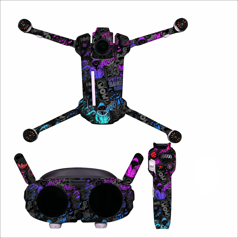 Kit de pegatinas decorativas p - Drone Kit Waterproof reseña y precio