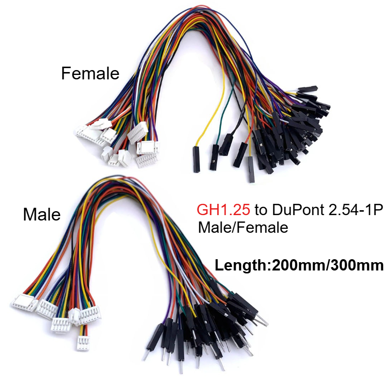 5 uds GH1.25 2P-6Pin a Dupont  - Drone Kit Hexacopter reseña y precio