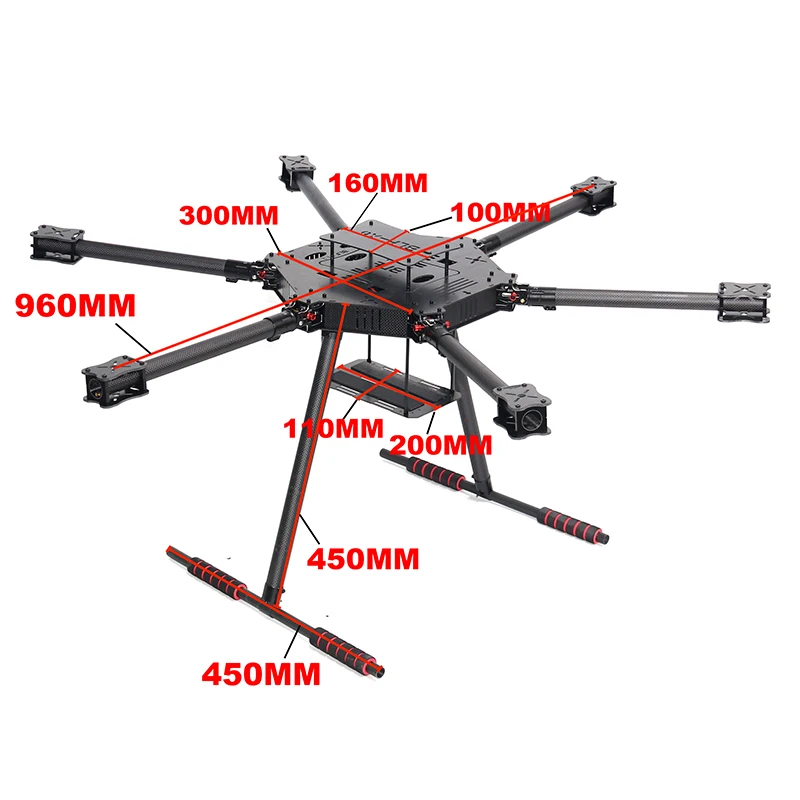 Kit de Brazos Plegables de Fib - Drone Kit Heavy Lift reseña y precio