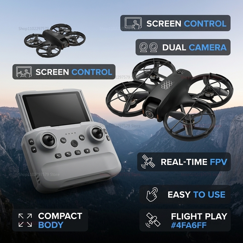 Nuevo Avión M5 2026 para Fotog - Drone Kit Tricopter reseña y precio