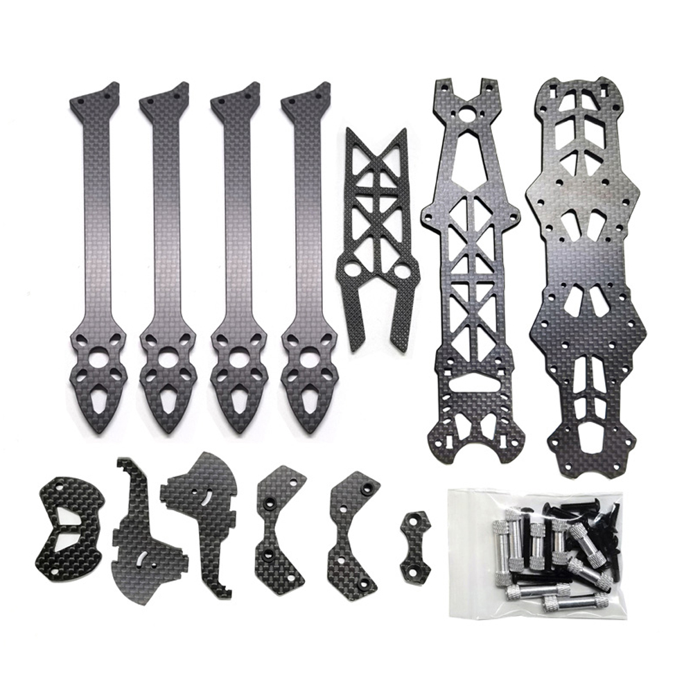 Marco de cuadricóptero de fibr - Drone Kit Racing reseña y precio