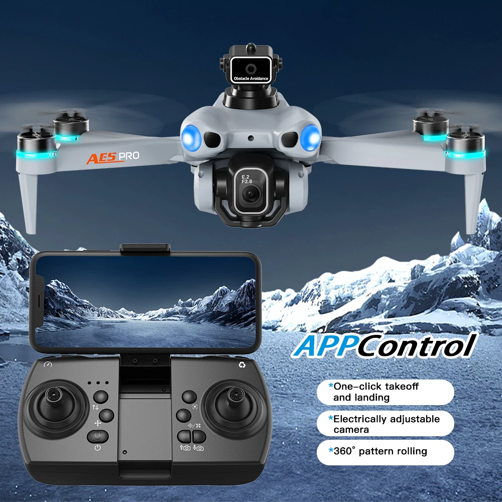 Dron AE5 Pro 8K HD con Pantall - Drone Kit Tricopter reseña y precio