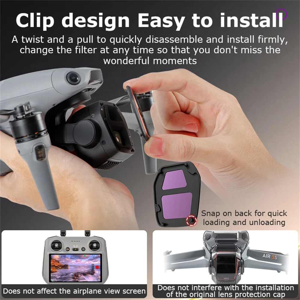 Kit de Filtros para Lente de C - Drone Kit Waterproof reseña y precio