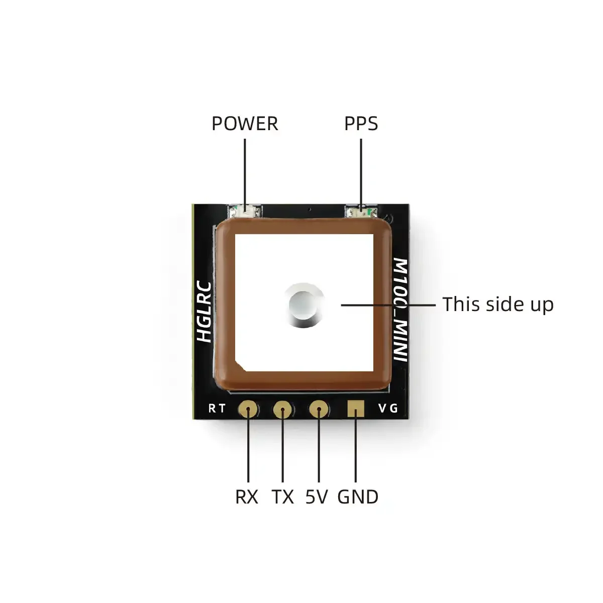 Módulo GPS Mini HGLRC M100, Ch - Drone Kit Racing reseña y precio