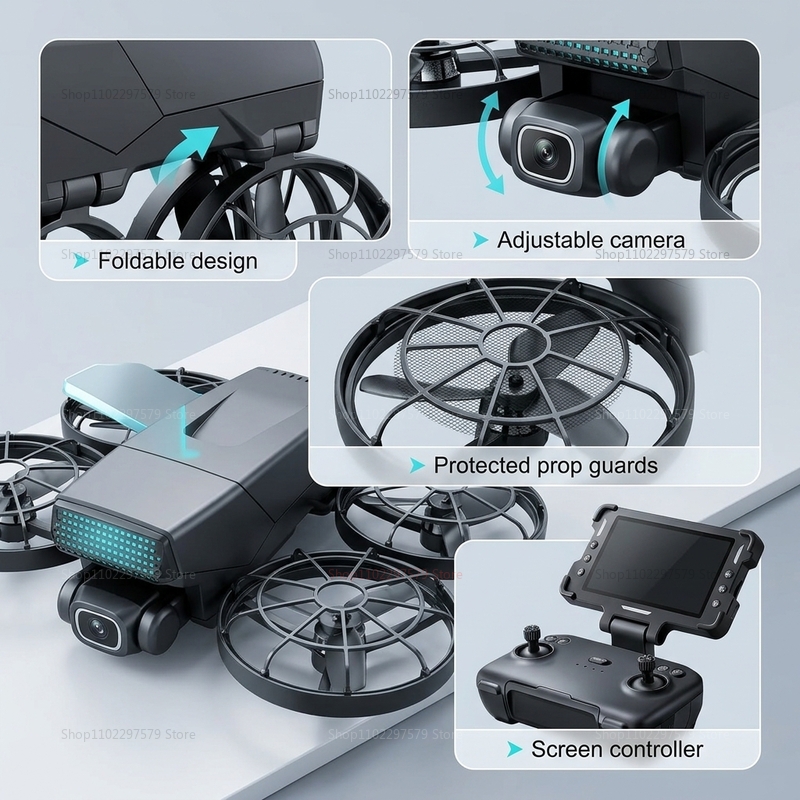 Nuevos Drones M8 GPS 8K Profes - Drone Kit With Camera reseña y precio