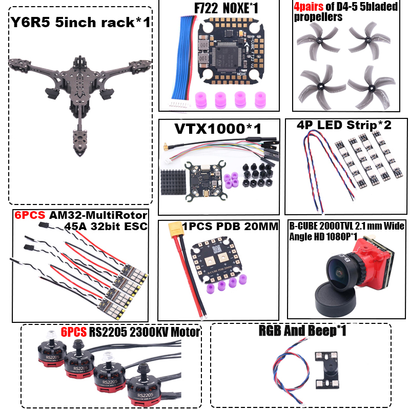 Kit de Marco para Dron FPV B-C - Drone Kit Octocopter reseña y precio
